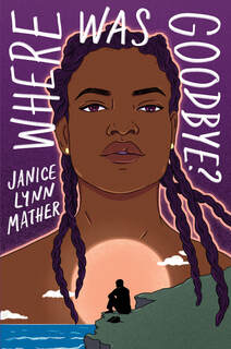The cover of the book with a Black girl on the cover with braids looking aheads 